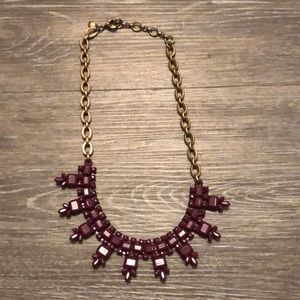 Purple J.Crew Factory Statement Necklace